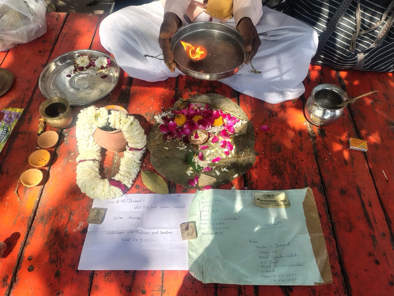 Asthivisarjan at Varanasi/Kashi with Pind Daan